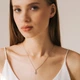 Серебряная подвеска Minimal ЛК-61082р/ЛК-0315 - изображение 2