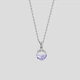 Серебряная подвеска Minimal 61124р-violet - изображение 1