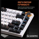 Клавиатура игровая механическая GamePro MK-160 Red Swich Hot-Swap RGB White-Black - изображение 16