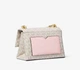 Женская сумка Michael Michael Kors Cece Small Logo Shoulder Bag (кремовая) - изображение 4