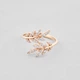 Золотое кольцо Minimal к244-ч-15 15 - изображение 3
