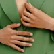 Серебряное кольцо с позолотой Minimal 19001п-16 16 - изображение 4