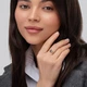 Серебряное кольцо с позолотой Minimal 1838/1-п-17 17 - изображение 2