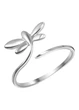 Женское кольцо Dragonfly (1615-01) Серебряный One size No Brand - изображение 4