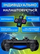 Джойстик для пк PS4 універсальний бездротовий джойстики геймпад з подвійною вібрацією USB + Bluetooth 4 PS Black PS TV, iOS, Android, Windows - зображення 2