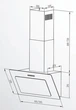 Вытяжка Наклонная INTERLINE ROCK BL A/60 PB/2/T - изображение 6