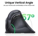 Мышь Ugreen Vertical Wireless Mouse MU008 (25444) - изображение 6