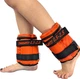 Утяжелители EasyFit 0,5-2,5 кг для ног и рук Черный-оранжевый (EF-WHT-0,5-2,5-O) - изображение 1