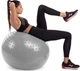 М'яч для фітнесу EasyFit 85 см сірий (EF-3013-GY) - зображення 2