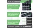 Утяжелители EasyFit 0,5-5 кг для ног и рук Черный-серый (EF-AWTS-550) - изображение 5