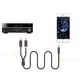 Кабель UGREEN AV102 AUX 3.5мм to TRS-RCAx2 M/M 3м Black (10512) - зображення 6