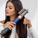 Фен-стайлер для волос 6в1 с насадками Multifunction Hair Styler 1300 Вт, стайлер для укладки, сушки и выпрямления волос со щетками и цилиндрическими насадками, фен-щетка с 3 режимами температуры и скорости, FVHS-61 - изображение 14