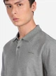 Поло длинное мужское Calvin Klein 473249662 2XL Серое (1159822668) - изображение 6