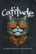 Костюм спортивный мужской Макс тринитка футер серый гри, с принтом Catitude (DTG) раз. 2XL - изображение 9