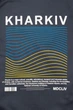 Костюм спортивний чоловічий Макс тринитка футер сірий грі з принтом Kharkiv Waves роз. 2XL - зображення 8
