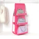 Органайзер для сумок подвесной Hanging Purse Organizer 35 х 90 см Розовый - изображение 1
