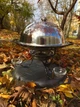 Садж для подогрева шашлыка большой с 3 соусницами диаметр 36 см - изображение 1