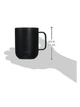 Чашка с подогревом Ember Smart Mug 2, 295 мл, умная смарт кружка с контролем температуры,Черная, с индикатором - изображение 8