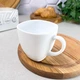 Белые квадратные чашки 220 мл 6 шт Luminarc CARINE White - изображение 4