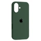 Чехол силиконовый Epic Premium Silicone Case Full Cover для Apple iPhone 16 Plus pine green - изображение 1