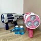Пистолет мыльных пузырей автоматический Bubble Gun Bazooka генератор мыльных пузырей аккумуляторный бело-розовый - изображение 5