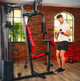Силовая фитнес станция Hop-Sport HS-1044K с партой Скотта верхняя тяга нижняя тяга стек - изображение 15
