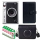 Подарунковий набір Камера для миттєвого друку Fujifilm INSTAX MINI EVO Hybrid Black / Чорний чохол / Картриджі на 50 фото / Чорний фотоальбом на 108 фото - зображення 1