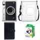 Подарунковий набір Камера для миттєвого друку Fujifilm INSTAX MINI EVO Hybrid Black / Прозорий чохол / Картриджі на 20 фото / Чорний фотоальбом на 108 фото - зображення 1