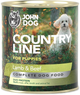 Karma mokra dla szczeniąt John Dog Country Line jagnięcina z wołowiną 800 g (5903769004270) - obraz 1