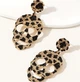 Жіночі сережки біжутерія Череп jewelry Леопардовий - зображення 2