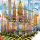 Пазл GoodLoot картон 1000 ел. Нью-Йорк яскраві кольори (694770) - зображення 4