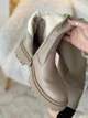 Женские зимние сапоги-чулки ShoesBand Цвет латте натуральная кожа 40 (26 см) (S71011-1е) - изображение 8