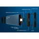 Зовнішній накопичувач SSD TEAM PD1000 2TB 1.8" USB3.2 RETAIL W/C CABLE (T8FED6002T0C108) - изображение 4