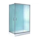 Душевая кабина прямоугольная Verona Satin с мелким поддоном 100x80 см (51439) - изображение 1
