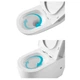 Унитаз безободковый напольный Qtap Robin New Ultra Quiet с сиденьем Soft-close White (QT13226083AW) - изображение 6