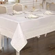 Скатерть на стол с салфетками Maisom D'or Palmer, White/Bej, 160x270 см - изображение 2