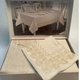 Скатерть на стол с салфетками Maisom D'or Palmer, White/Bej, 160x270 см - изображение 3