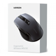 Беспроводная мышка UGREEN MU006 Ergonomic 2.4GHz 4000dpi 5кн Silence Design Black (15063) - изображение 6