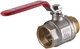 Кран шаровой прямой SOLOMON 1 1/2" ЗВ КР PN40 В1002FM - изображение 2