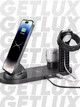 Беспроводная зарядная док-станция 15W 4в1 Smart Fast Wireless Charger универсвльная для iPhone, Android, Apple Watch, ApplePods, AirPods, Samsung и всех телефонов, наушников, смарт-часов с функцией беспроводной зарядки Qi - изображение 6