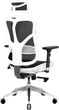 Fotel biurowy ergonomiczny Diablo Chairs V-Basic White-Black (5902560334562) - obraz 3