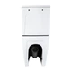 Унітаз-компакт MIXXUS BEVEL-0404-T3 660х360х800mm система змиву TORNADO 3.0 (MI6726) - зображення 3