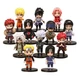 Набор Фигурок статуэток Чиби аниме Naruto Наруто Вики 7см комплект 12штук - изображение 1