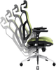 Fotel biurowy ergonomiczny Diablo Chairs V-Basic Black-Green (5904405577226) - obraz 4