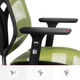 Fotel biurowy ergonomiczny Diablo Chairs V-Basic Black-Green (5904405577226) - obraz 7