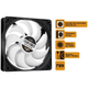 Вентилятор для корпусу Frime 120мм PWM Black/White (FWF120HB20PWM) - изображение 1