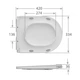 Унітаз-компакт Mixxus WAVE-0405-R 630х350х795mm, система змиву RIMLESS (MI6694) - зображення 4