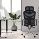 Fotel biurowy ergonomiczny Diablo Chairs V-Commander  Black-Blue (5904405577202) - obraz 11