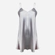 Koszula nocna damska satynowa DKaren Slip Karen XS Silver (5901780652203) - obraz 2