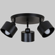 Потолочная люстра с 3 плафонами в стиле лофт "Loft Trio Light" (52-X187F2-3 BK (300)) - изображение 1